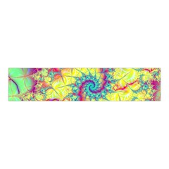 Fractal Spiral Abstract Background Vortex Yellow Velvet Scrunchie by Uceng