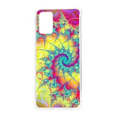 Fractal Spiral Abstract Background Vortex Yellow Samsung Galaxy S20plus 6 7 Inch Tpu Uv Case