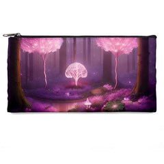 Trees Forest Landscape Nature Neon Pencil Case by Uceng