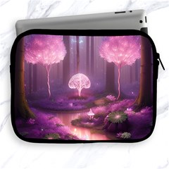 Trees Forest Landscape Nature Neon Apple Ipad 2/3/4 Zipper Cases by Uceng