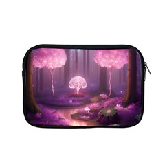 Trees Forest Landscape Nature Neon Apple Macbook Pro 15  Zipper Case by Uceng