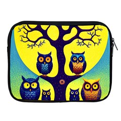 Owl Animal Cartoon Drawing Tree Nature Landscape Apple Ipad 2/3/4 Zipper Cases by Uceng