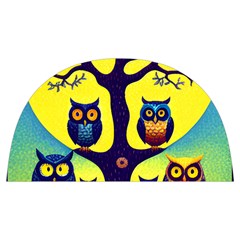 Owl Animal Cartoon Drawing Tree Nature Landscape Anti Scalding Pot Cap by Uceng