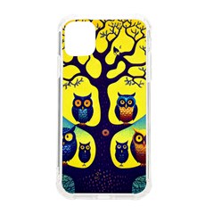 Owl Animal Cartoon Drawing Tree Nature Landscape Iphone 11 Tpu Uv Print Case by Uceng