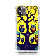 Owl Animal Cartoon Drawing Tree Nature Landscape Iphone 11 Pro 5 8 Inch Tpu Uv Print Case by Uceng