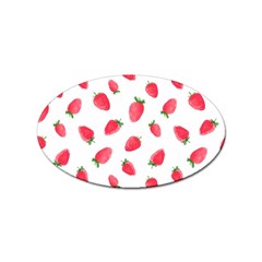 Strawberry Sticker Oval (10 Pack) by SychEva