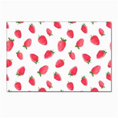 Strawberry Postcard 4 x 6  (pkg Of 10) by SychEva