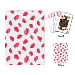 Strawberry Playing Cards Single Design (rectangle) by SychEva