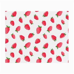 Strawberry Small Glasses Cloth (2 Sides) by SychEva