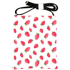 Strawberry Shoulder Sling Bag by SychEva