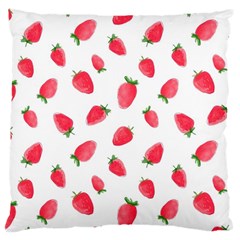 Strawberry Large Cushion Case (one Side) by SychEva