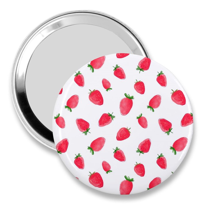 Strawberry 3  Handbag Mirrors