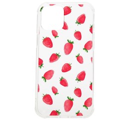 Strawberry Iphone 12 Pro Max Tpu Uv Print Case by SychEva