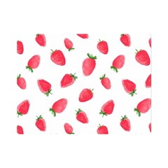 Strawberry Premium Plush Fleece Blanket (mini) by SychEva