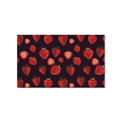 Watercolor Strawberry Sticker (rectangular) by SychEva