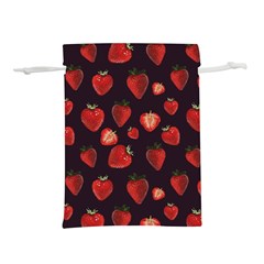 Watercolor Strawberry Lightweight Drawstring Pouch (s) by SychEva