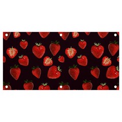 Watercolor Strawberry Banner And Sign 4  X 2  by SychEva