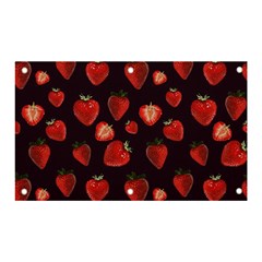 Watercolor Strawberry Banner And Sign 5  X 3  by SychEva