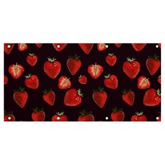 Watercolor Strawberry Banner And Sign 8  X 4  by SychEva