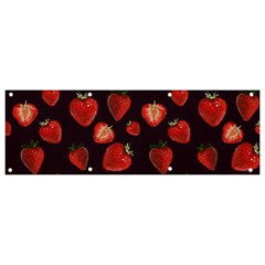 Watercolor Strawberry Banner And Sign 9  X 3  by SychEva