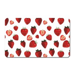 Strawberry Watercolor Magnet (rectangular) by SychEva