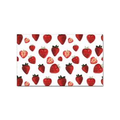 Strawberry Watercolor Sticker Rectangular (10 Pack) by SychEva