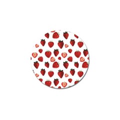 Strawberry Watercolor Golf Ball Marker by SychEva