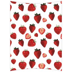 Strawberry Watercolor Back Support Cushion by SychEva