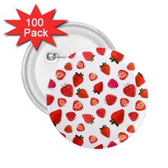 Strawberries 2 25  Buttons (100 Pack)  by SychEva