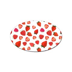 Strawberries Sticker (oval) by SychEva