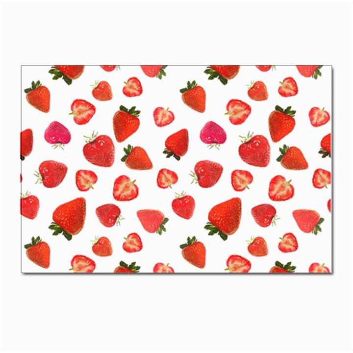 Strawberries Postcard 4 x 6  (Pkg of 10)