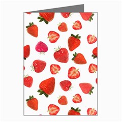 Strawberries Greeting Cards (pkg Of 8) by SychEva