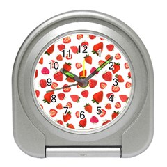 Strawberries Travel Alarm Clock by SychEva