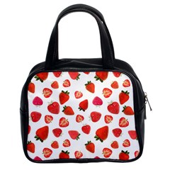 Strawberries Classic Handbag (two Sides) by SychEva