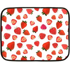 Strawberries Fleece Blanket (mini) by SychEva