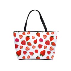 Strawberries Classic Shoulder Handbag by SychEva