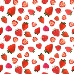 Strawberries Play Mat (rectangle) by SychEva