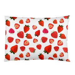 Strawberries Pillow Case (two Sides) by SychEva