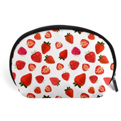 Strawberries Accessory Pouch (large) by SychEva