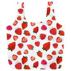 Strawberries Full Print Recycle Bag (xxl) by SychEva