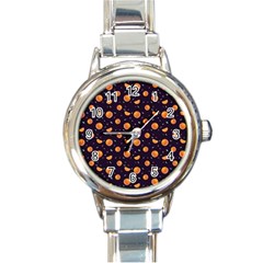 Oranges Round Italian Charm Watch by SychEva