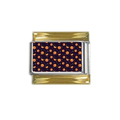 Oranges Gold Trim Italian Charm (9mm) by SychEva