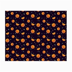 Oranges Small Glasses Cloth (2 Sides) by SychEva