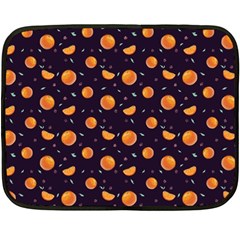 Oranges Fleece Blanket (mini) by SychEva