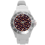 Oranges Round Plastic Sport Watch (L) Front