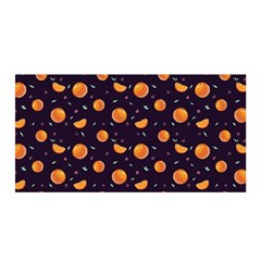 Oranges Satin Wrap 35  X 70  by SychEva