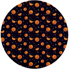 Oranges Uv Print Round Tile Coaster by SychEva