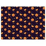 Oranges Two Sides Premium Plush Fleece Blanket (Extra Small) 40 x30  Blanket Back