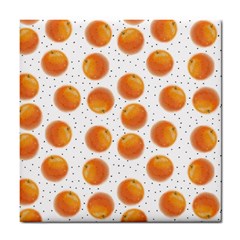 Orange Tile Coaster by SychEva