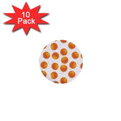 Orange 1  Mini Buttons (10 Pack)  by SychEva